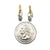 Mini Tangle Earrings - Gold and Grey Diamonds-Earrings-Heather Guidero-Pistachios