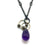 Mini Tangle Necklace - Amethyst and Pyrite-Necklaces-Heather Guidero-Pistachios