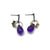 Mini Tangle Studs - Amethyst and Pyrite-Earrings-Heather Guidero-Pistachios