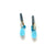 Mini Tangle Studs - Blue Chalcedony and Apatite-Earrings-Heather Guidero-Pistachios
