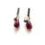 Mini Tangle Studs - Ruby and Garnet-Earrings-Heather Guidero-Pistachios