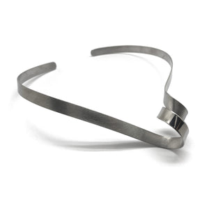 Mini Twist Silver Collar-Necklaces-Aleksandra Przybysz-Pistachios