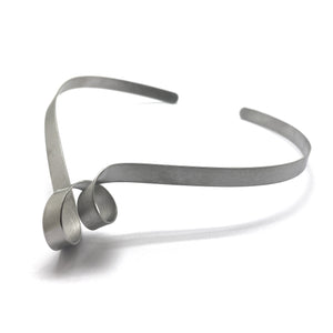 Mini Twist Silver Collar-Necklaces-Aleksandra Przybysz-Pistachios