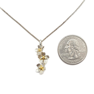 Mixed Cherry Blossom Necklace-Necklaces-Manali Shinde-Pistachios