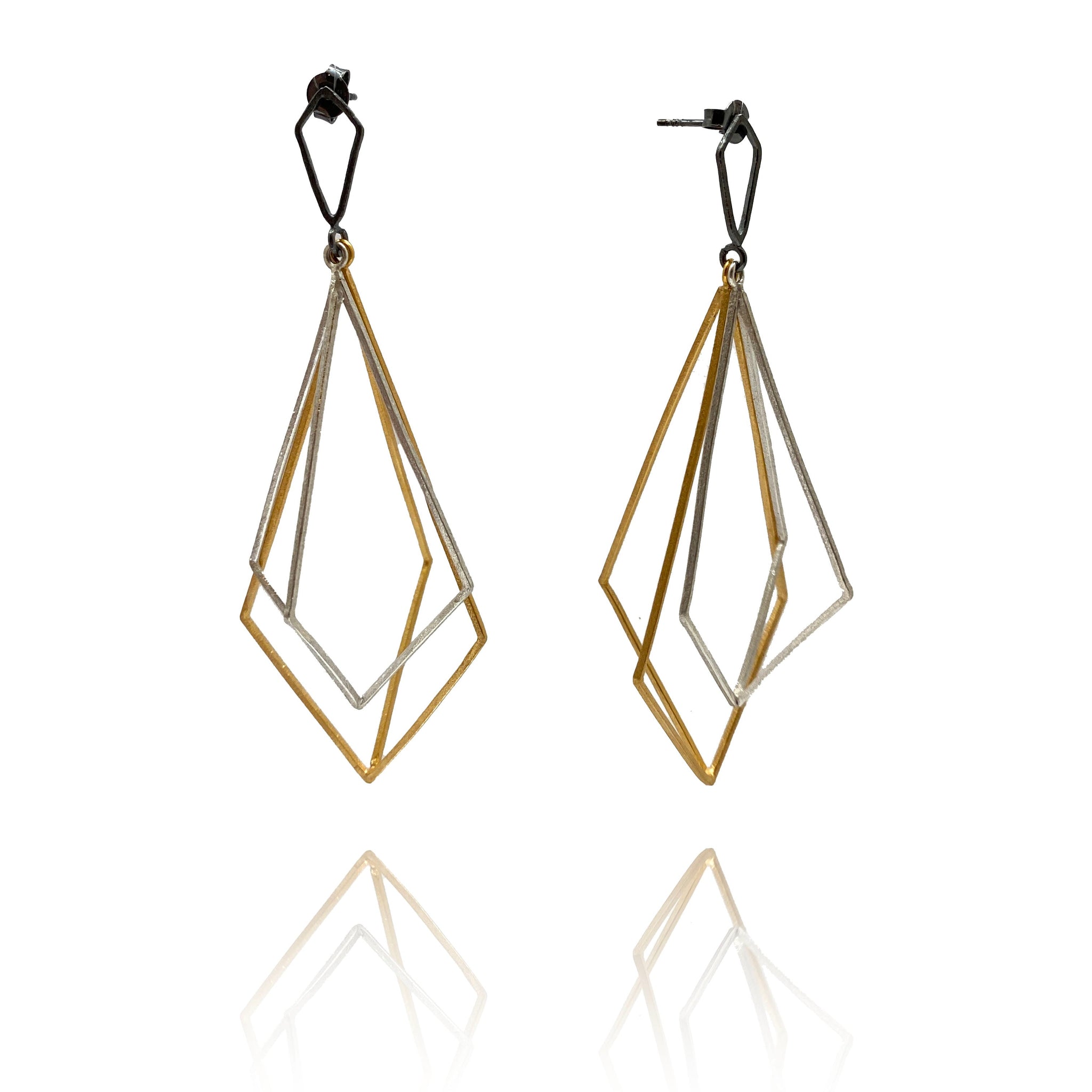 Large geometric earrings deals