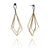 Mixed Large Geometric Layered Drops-Earrings-Veronika Majewska-Pistachios