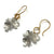 Mixed Metal Flower Drops-Earrings-Anna Krol-Pistachios