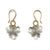 Mixed Metal Flower Drops-Earrings-Anna Krol-Pistachios