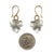 Mixed Metal Flower Drops-Earrings-Anna Krol-Pistachios