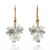 Mixed Metal Flower Drops-Earrings-Anna Krol-Pistachios