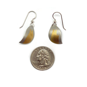 Mixed Metal Petal Earring-Earrings-Judith Neugebauer-Pistachios