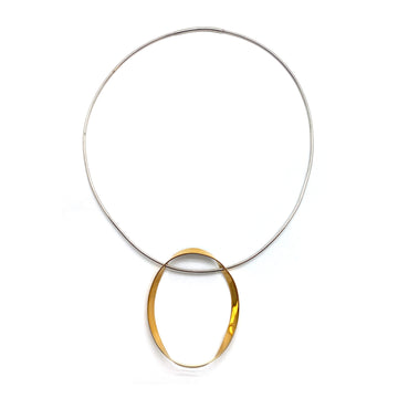Mixed Metal Serra Necklace