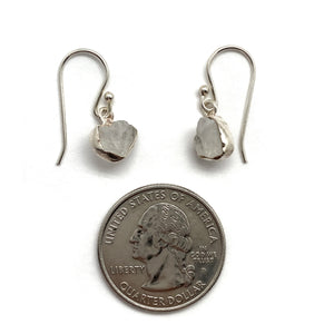 Moonstone and Silver Earrings-Earrings-Julia Cabral-Pistachios