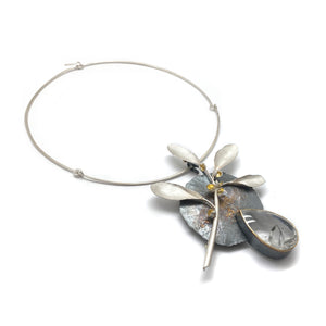 Morning Dew Brooch and Pendant-Necklaces-Liaung-Chung Yen-Pistachios