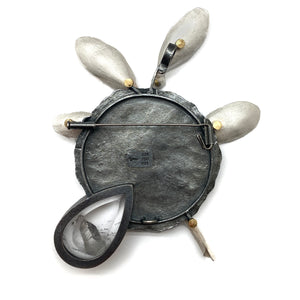 Morning Dew Brooch and Pendant-Necklaces-Liaung-Chung Yen-Pistachios