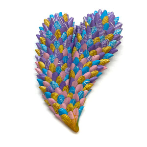 Multicolor Heart Brooch-Pins-Eunseok Han-Pistachios