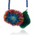 Multicolor Ombre Green Floral Form Necklace-Necklaces-Eunseok Han-Pistachios