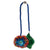 Multicolor Ombre Green Floral Form Necklace-Necklaces-Eunseok Han-Pistachios