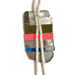 My Car Hasn't Been Washed in a Decade Bolo Necklace-Necklaces-Carin Jones-Pistachios