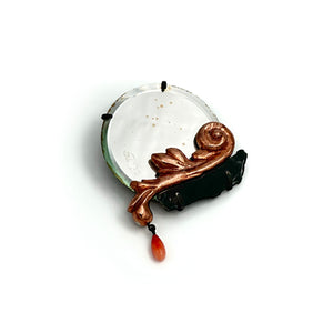 Nanna Obel - Do You See Me Now #2 Brooch-Pins-Precious Collective-Pistachios