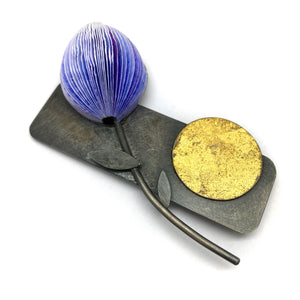 Naoko Yoshizawa - Threshold to Stillness Brooch-Pins-Precious Collective-Pistachios