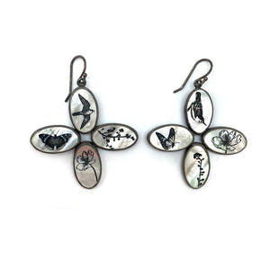 Nature's Cardinal Direction Earrings-Earrings-Kelly Jean Conroy-Pistachios