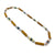 Navy and Gold Rectangular Long Link Necklace-Necklaces-Asami Watanabe-Pistachios