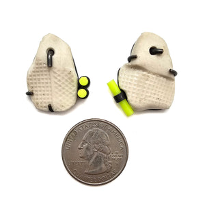 Neon Yellow Drop Earrings-Earrings-Mélanie Denis-Pistachios