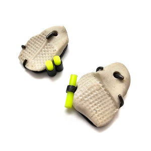 Neon Yellow Drop Earrings-Earrings-Mélanie Denis-Pistachios