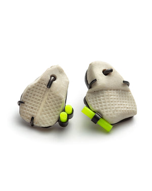 Neon Yellow Drop Earrings-Earrings-Mélanie Denis-Pistachios