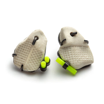 Neon Yellow Earrings
