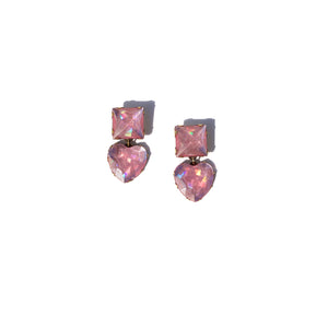 Nikki Couppee - "Heart Drops"-Earrings-Earrings Galore-Pistachios