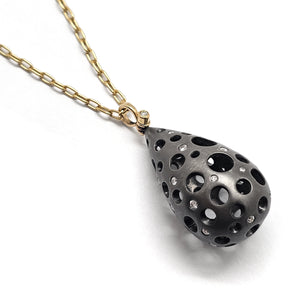 Oculus Teardrop Pendant-Necklaces-Dana Bronfman-Pistachios