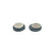 Offset Circle Studs - Large-Earrings-Heather Guidero-Pistachios