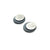 Offset Circle Studs - Large-Earrings-Heather Guidero-Pistachios
