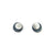 Offset Circle Studs - Medium-Earrings-Heather Guidero-Pistachios