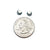 Offset Circle Studs - Medium-Earrings-Heather Guidero-Pistachios