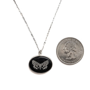 Onyx Butterfly Pendant-Necklaces-Kelly Jean Conroy-Pistachios