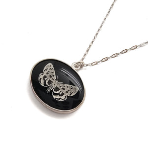 Onyx Butterfly Pendant-Necklaces-Kelly Jean Conroy-Pistachios