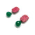 Onyx and Pink Earrings-Earrings-So Young Park-Pistachios