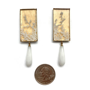 Opalized Chalcedony Earrings-Rings-Anna Bankuti-Pistachios