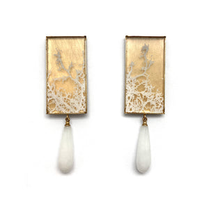 Opalized Chalcedony Earrings-Rings-Anna Bankuti-Pistachios