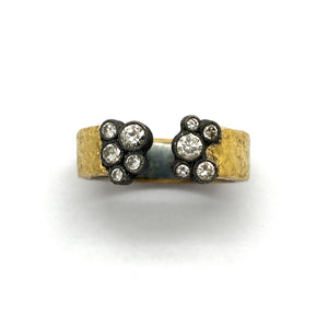 Open Diamond Cluster Ring-Rings-Todd Pownell-Pistachios