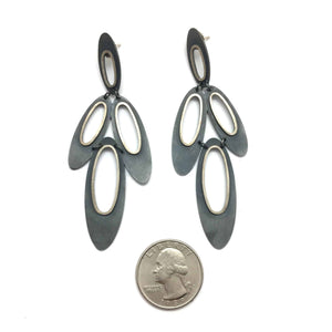 Open Ellipse Earrings-Earrings-Heather Guidero-Pistachios