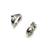 Open Faced CZ Huggie Earrings-Earrings-Olaf Sagner-Pistachios