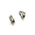 Open Faced CZ Huggie Earrings-Earrings-Olaf Sagner-Pistachios