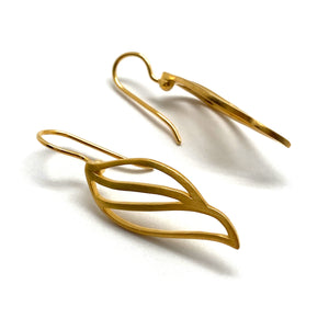 Open Gold Vermeil Wing Earrings-Earrings-Manuela Carl-Pistachios
