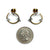 Open Hoop Diamond Earrings
