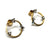 Open Hoop Diamond Earrings
