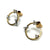 Open Hoop Diamond Earrings